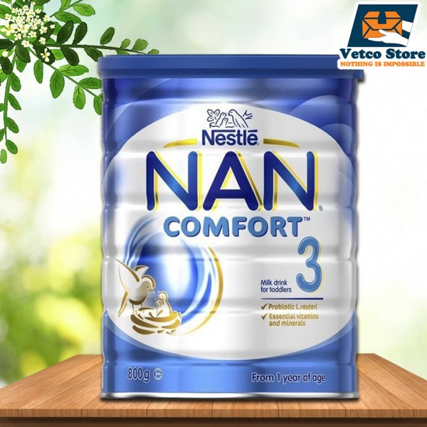 Sữa Bột Nestle NAN Comfort 3 800Gr (Dành cho bé từ 1 tuổi)